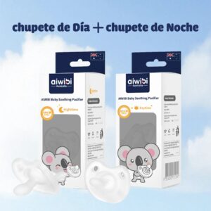 Chupete de día + chupete de noche