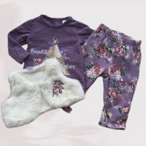 Conjunto abrigo niña