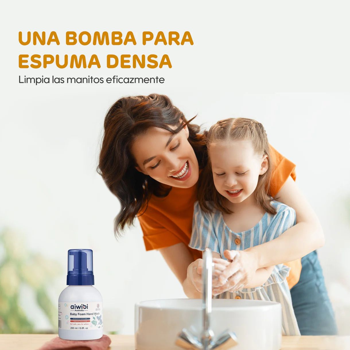Jabón de Manos en Espuma Antibacterial 260 ml - Imagen 7