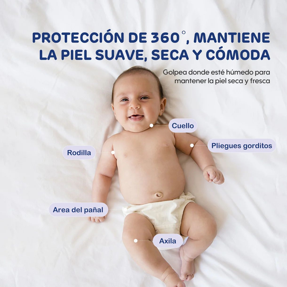 Polvo Corporal Sin Talco Aiwibi 140g - Imagen 4